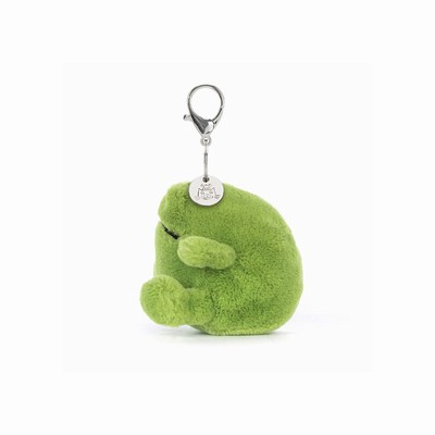 Jellycat Ricky Rain Frog Bag Charm New Zealand | HQGYW4538